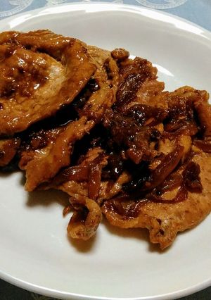 豚肉ロース薄切りのマスタード生姜焼き-レシピのメイン写真