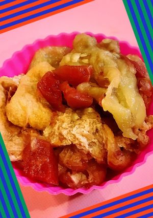 カリカリ梅入り揚げだし焼きナス-レシピのメイン写真
