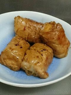 厚揚げの豚肉巻き-レシピのメイン写真