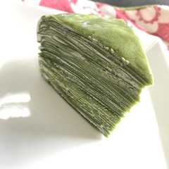 รูปของ 米粉の抹茶ミルクレープ♪