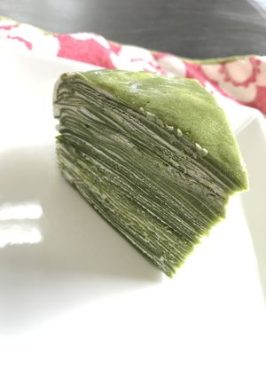 米粉の抹茶ミルクレープ♪-レシピのメイン写真