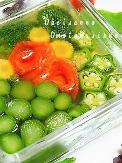 スモークサーモンと野菜のテリーヌ風-レシピのメイン写真