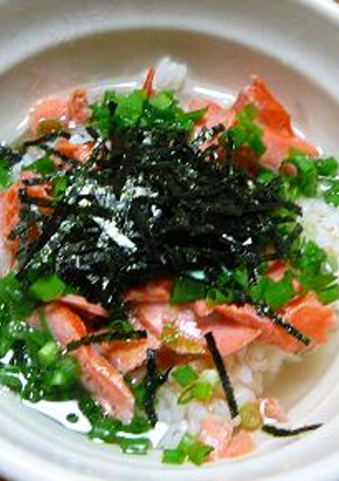簡単！鮭茶漬け-レシピのメイン写真