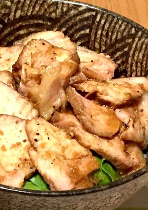 お腹すいたらガッツリローストポーク丼-レシピのメイン写真