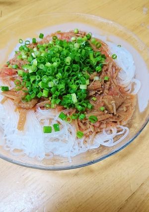 冷製パスタ風☆明太子春雨！-レシピのメイン写真