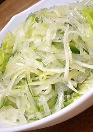 サラダもすだちでシャキシャキっと食べよっ-レシピのメイン写真