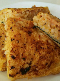 明太子入り卵かけごはんin油揚げ-レシピのメイン写真