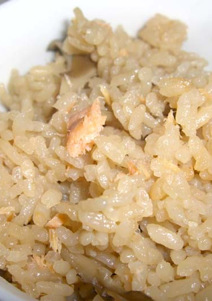 秋香る♪鮭と舞茸の炊き込みご飯♪-レシピのメイン写真