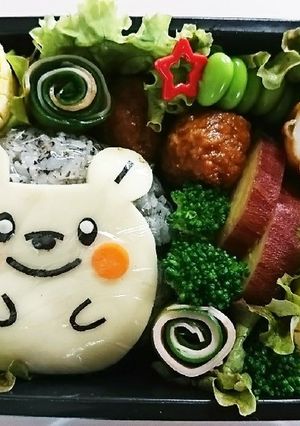 キャラ弁・ポケモン☆ トゲデマル 弁当-レシピのメイン写真
