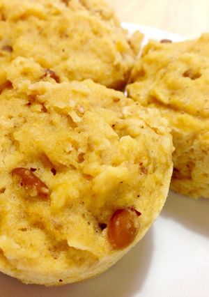レンジで簡単！おからの納豆蒸しパン-レシピのメイン写真