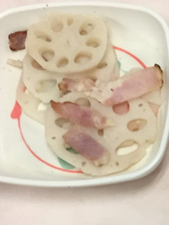 栄養士献立 れんこんとベーコンの塩金平-レシピのメイン写真