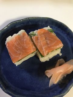 サーモン押しずし-レシピのメイン写真