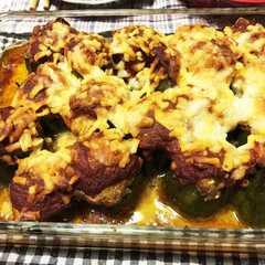 รูปของ 洋風肉詰めピーマン