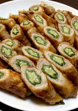 おくらの肉巻き〜生姜焼き仕立て〜-レシピのメイン写真