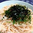 ヘルシー!しらたきのピリ辛明太子パスタ風