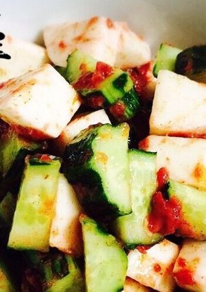食材４つ！梅かつおのシャキシャキ和え-レシピのメイン写真