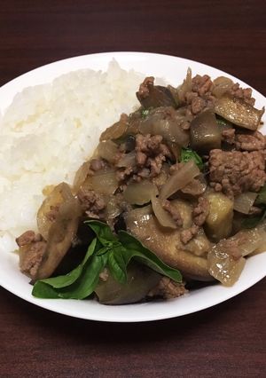 ナスのガパオ-レシピのメイン写真