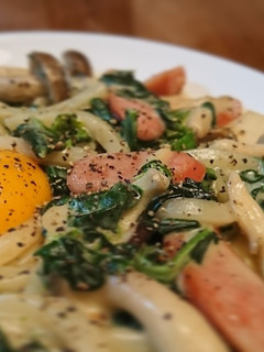 ちょっと贅沢ランチ☆和風クリームうどん-レシピのメイン写真