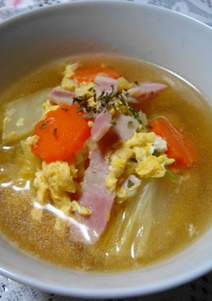 ✿白菜のかきたまスープ✿-レシピのメイン写真