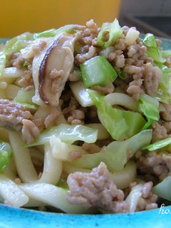 手早くランチ♪焼うどん!-レシピのメイン写真