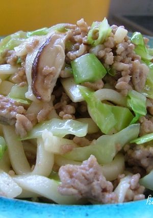 手早くランチ♪焼うどん！-レシピのメイン写真