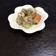 ちくわチーズのごま塩揚げ