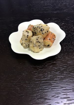 ちくわチーズのごま塩揚げ-レシピのメイン写真