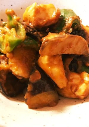 簡単カレーのルーで夏野菜炒め！-レシピのメイン写真