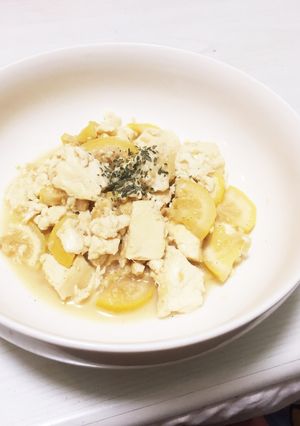 サッパリなのにガッツリ！レモン豆腐-レシピのメイン写真