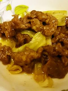 簡単!牛肉とキャベツのオイスター炒め-レシピのメイン写真