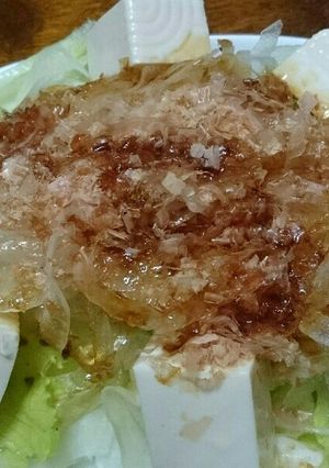 新玉ねぎと豆腐のサラダ-レシピのメイン写真