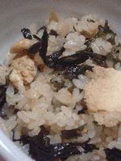 ♪簡単・ヘルシー!わかめと高野豆腐の炊き込みご飯♪-レシピのメイン写真