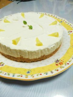 爽やかレモンのヨーグルトムースケーキ-レシピのメイン写真