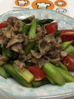 牛肉アスパラ炒め-レシピのメイン写真