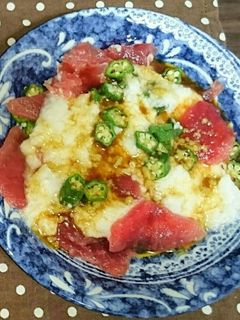 マグロ山芋和え-レシピのメイン写真