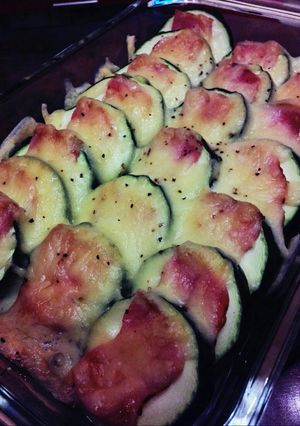 ズッキーニ＆ベーコンのチーズ焼き☆-レシピのメイン写真