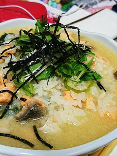 鮭の雑炊-レシピのメイン写真