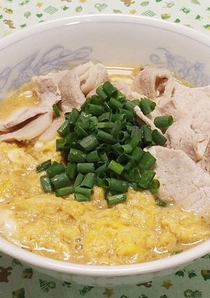 ごま味噌とじうどん-レシピのメイン写真