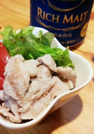 簡単常備菜③塩ブタさん 豚コマ×塩こうじ-レシピのメイン写真