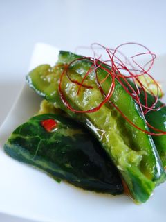 きゅうりの中華風漬け(豆板醤)-レシピのメイン写真