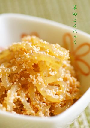 真砂こんにゃく～糸蒟蒻と明太子の炒め物-レシピのメイン写真