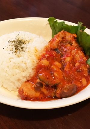 ズボラなチキンのトマト煮-レシピのメイン写真