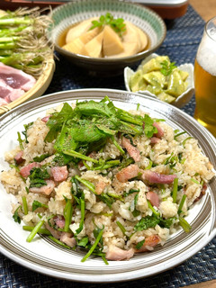 せりとベーコンのチャーハン♪-レシピのメイン写真