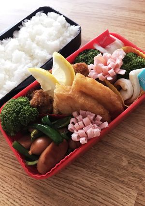 旦那さん弁当♡レモン添え-レシピのメイン写真