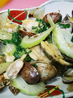 簡単☆セロリdeイタリアン風あさりバター-レシピのメイン写真