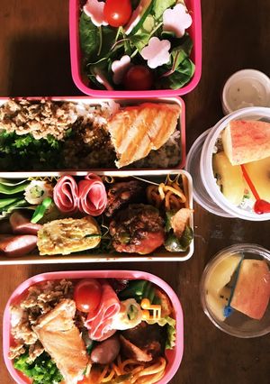 ミートボールのお弁当2-レシピのメイン写真