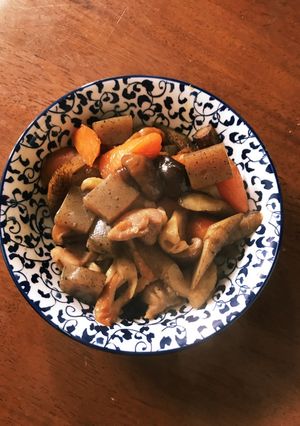 お弁当の小さいおかず→筑前煮-レシピのメイン写真
