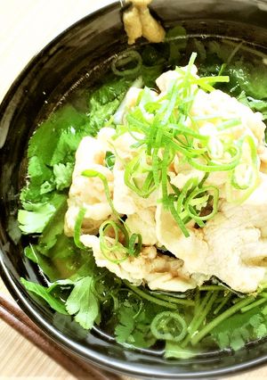 豚肉と三つ葉＊あっさり肉うどん-レシピのメイン写真