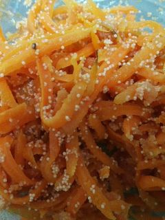 人参のたらこ和え♪調味料はいりません‼-レシピのメイン写真