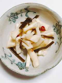 塩こぶ茶でハリハリ漬け-レシピのメイン写真